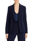 Tailored Rebecca Taylor Long-sleeve One-button Blazer