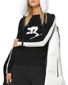 Michael Michael Kors Intarsia Skier & Logo Graphic Sweater