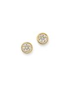 Bloomingdale's Diamond Bezel Set Small Stud Earrings In 14k Yellow Gold, .10 Ct. T.w. - 100% Exclusive