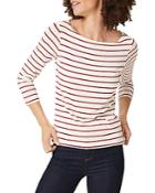 Hobbs London Sonya Striped Top