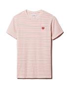 Banks Journal Embroidered Heart Striped Tee