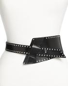 Iro Women's Samo Studded Leather Belt