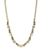 Sorrelli Faceted Glass Stations Necklace, 15