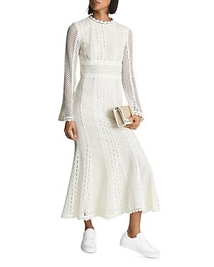 Reiss Aspen Lace Midi Dress