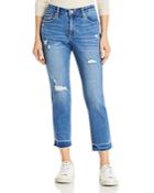 Jag Jeans Carter Cropped Girlfriend Jeans In Asbury Park