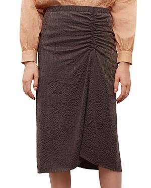 Gerard Darel Berthille Ruched Midi Skirt