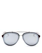 3.1 Phillip Lim Mirrored Aviator Sunglasses, 61mm