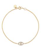 Moon & Meadow Diamond Evil Eye Bracelet In 14k Yellow Gold, 0.11 Ct. T.w. - 100% Exclusive