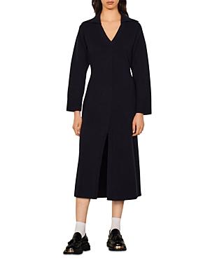 Sandro Long Knit Dress