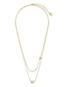 Sterling Forever Butterfly Layered Necklace, 18