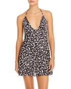 Free People Hang On Halter Mini Slip Dress