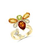 Bloomingdale's Multi-gemstone & Diamond Ring In 14k Yellow Gold - 100% Exclusive