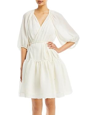 3.1 Phillip Lim Plisse Voile Wrap Dress