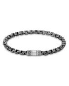 John Hardy Sterling Silver With Black Rhodium Classic Chain Bracelet