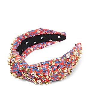 Lele Sadoughi Liberty Mixed Crystal Knotted Headband