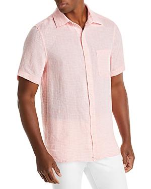 Vineyard Vines Linen Regular Fit Short Sleeve Shirt