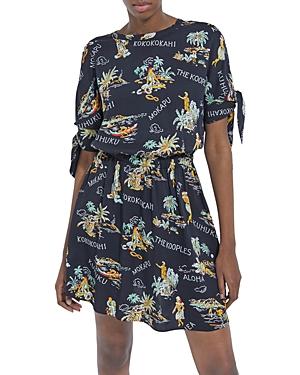 The Kooples Aloha Tie Sleeve Dress