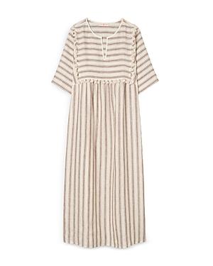 Tory Burch Striped Midi Caftan