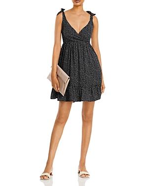 Aqua Surplice Mini Dress - 100% Exclusive