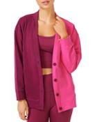 Terez Cotton Color Blocked Cardigan