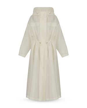 Emporio Armani Embossed Chiffon Trench Coat