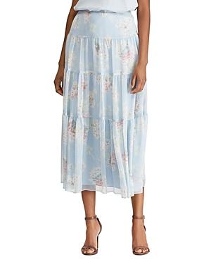 Lauren Ralph Lauren Tiered Floral Peasant Skirt