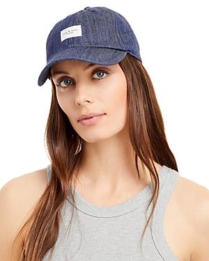 Rag & Bone Addison Denim Baseball Cap