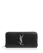 Saint Laurent Leather Continental Wallet