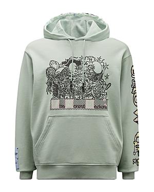 Mcq Relaxed Fit The Forest Beckons Graphic Hoodie