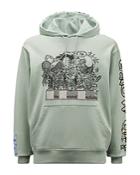 Mcq Relaxed Fit The Forest Beckons Graphic Hoodie