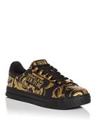Versace Jeans Couture Men's Baroque Print Low Top Sneakers