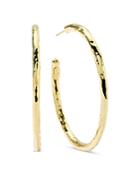 Ippolita 18k Yellow Gold Classico Hammered Large Hoop Earrings
