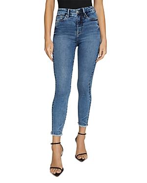 Good American Good Waist Cropped Skinny Jeans In Blue633