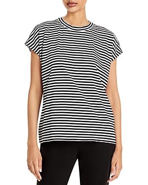 Eileen Fisher Cotton Striped Tee