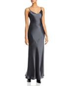 L'agence Serita Silk Maxi Slip Dress