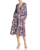 Whistles Floral Silk Wrap Dress - 100% Exclusive