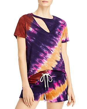 N:philanthropy Dash Tie Dye Cutout Tee