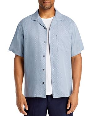 Theory Noll Reef Print Button Down Camp Shirt