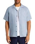 Theory Noll Reef Print Button Down Camp Shirt