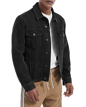 The Kooples Faded Finish Trucker Jacket