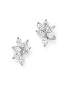 Bloomingdale's Diamond Cluster Stud Earrings In 18k White Gold - 100% Exclusive
