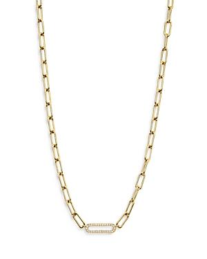 Nadri Lynx Cubic Zirconia Chain Necklace, 18