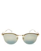 Fendi Women's Mirrored Rimless Cat Eye Sunglasses, 55mm