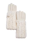 Rebecca Minkoff Cable-knit Tech Gloves