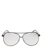 Quay Macaw Mirrored Aviator Sunglasses, 65mm