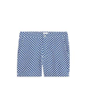 Onia Calder Geometric Print Swim Trunks