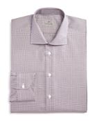 Canali Micro Gingham Regular Fit Dress Shirt - 100% Exclusive