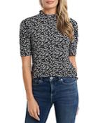 Cece Floral Puff Sleeve Top
