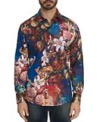 Robert Graham Casablanca Floral-print Classic Fit Shirt