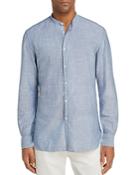 Eidos Thin Stripe Washed Regular Fit Button-down Shirt